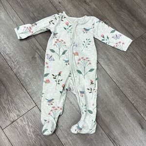 Carter’s Little Planet Organic one piece full zip outfit for girls size 6 months